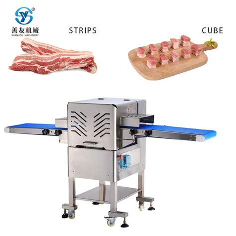 Beef Mutton Fish Chicken Industrial Frozen Meat Slicer Commercial Fully