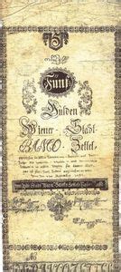 Banknote Gulden Sterreich Banco Zettel Issue Wor A A