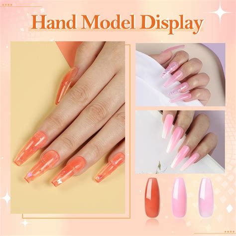 Comprar Coscelia Ml Nail Extension Gel Set Colors Poly Nail Gel