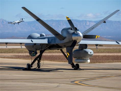 Mq 9 Reaper Drone Equipped With New Ew Pod That Makes It A Black Hole