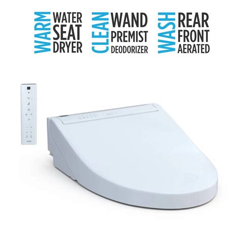 Toto Washlet C Elongated Electronic Bidet Seat Cotton White Sw