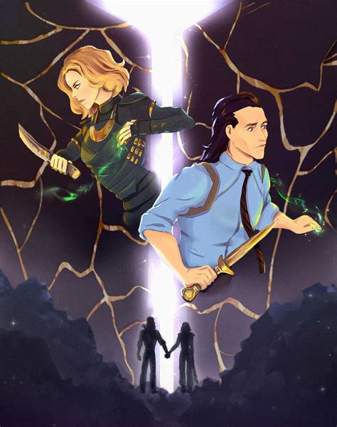 Loki/Sylvie Drawing - Loki & Sylvie Fan Art (45301742) - Fanpop