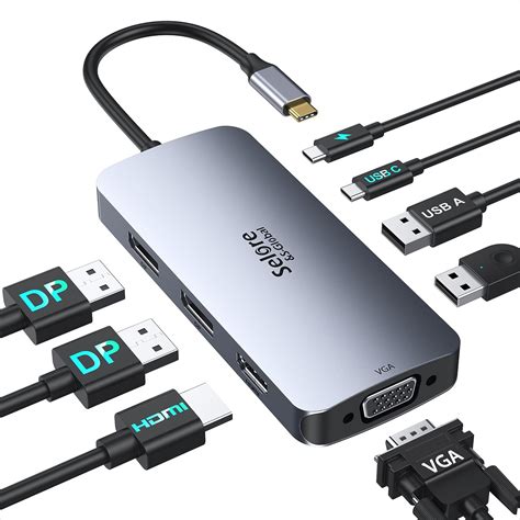 Estaci N De Acoplamiento Usb C Monitor De Doble Puerto Puerto Usb C