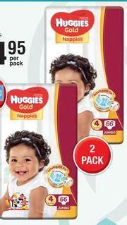 Huggies Gold Nappies Jumbo Bale Per Pack Offer At Dis Chem