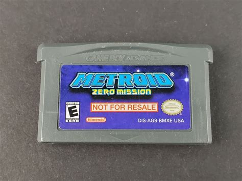 Metroid Zero Mission Game Boy Advance 2004 Not For Resale Label Authentic Gba 885725636396 Ebay