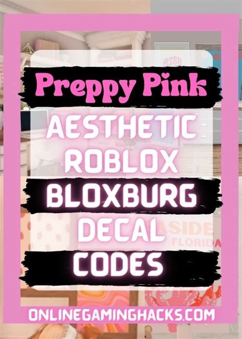 Roblox Bloxburg Decal Id Codes Infoupdate Org