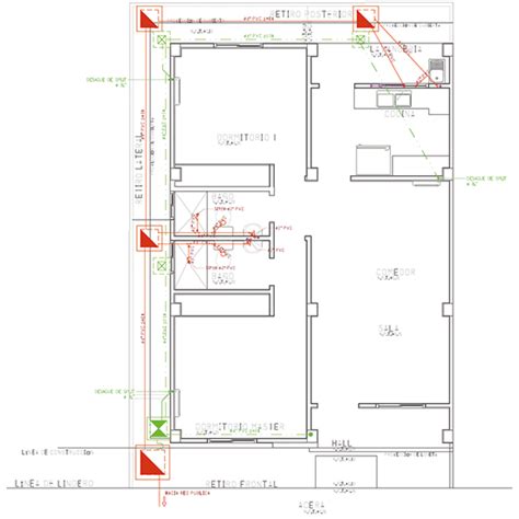 Plano De Instalaciones Sanitarias Para Vivienda El Oficial