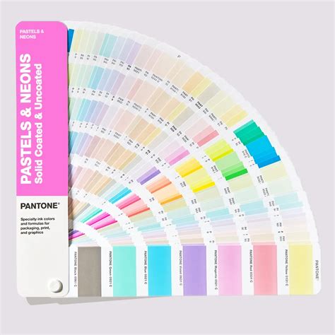 Pastels And Neons Coated And Uncoated Linha Gráfica Pantone®