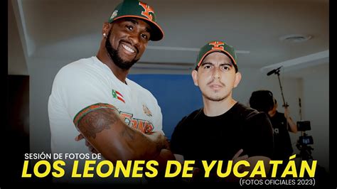 SESIÓN DE FOTOS DE LOS LEONES DE YUCATÁN FOTOS OFICIALES 2023 YouTube