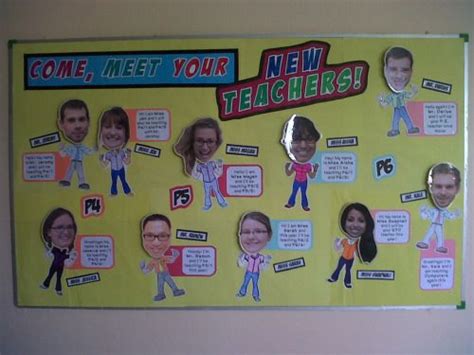 Bulletin Board: Meet Your New Teachers