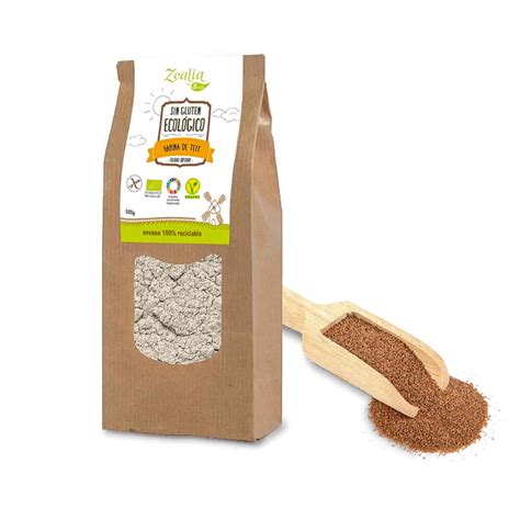 Harina De Teff Integral BIO Zealia 500 Gr Vivo Natural