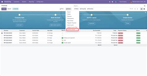 How To Add A Button Inside Action Menu In Odoo