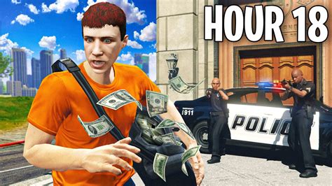 I Spent Hours Robbing Banks In Gta Youtube