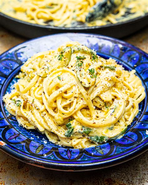 Veggie Carbonara Pici