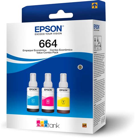 Epson Ecofit Botellas De Tinta Cian Mag Ama T Unid Amazon