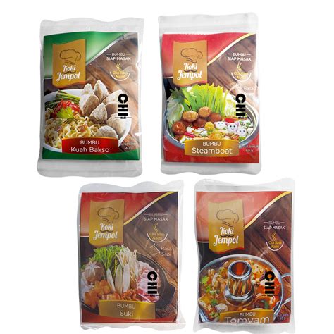 Jual Bumbu Instan Koki Jempol Steamboat Suki Tom Yum Bakso Kuah