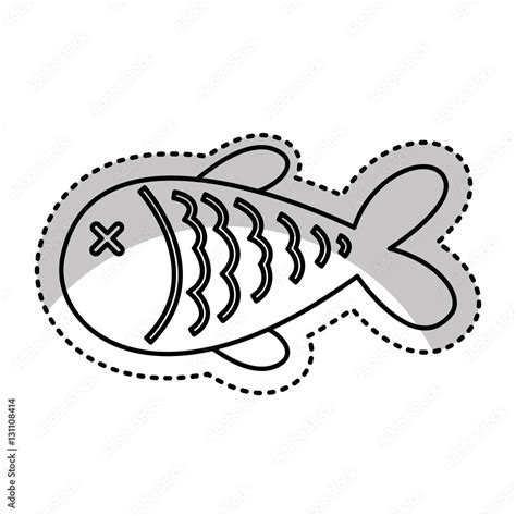 fish meat isolated icon vector illustration design Stock Vector | Adobe Stock