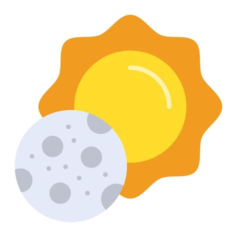 Premium Vector Solar Eclipse Icon