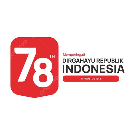 Logo Oficial De Hut Ri A Os De Independencia De Indonesia Dirgahayu