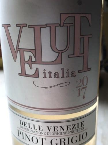 2017 Veluti Pinot Grigio Vivino US