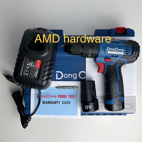 Jual MESIN BOR TEMBOK CORDLESS DONGCHENG DCJZ23 10i BATERAI 12Volt Dong