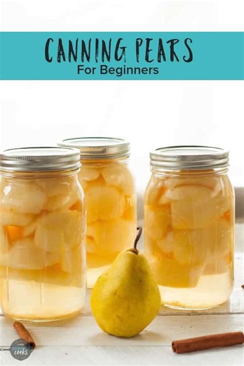 Canning Pears {how To Can Pears} Sustainable Cooks