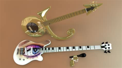 Prince Symbol Guitar Warwick 3d 3ds