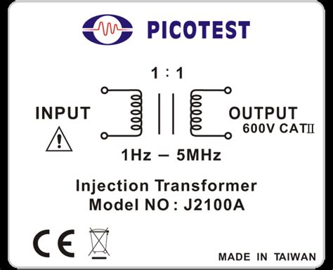 Picotest J A Injection Transformer Hz Mhz Signal Edge Solutions