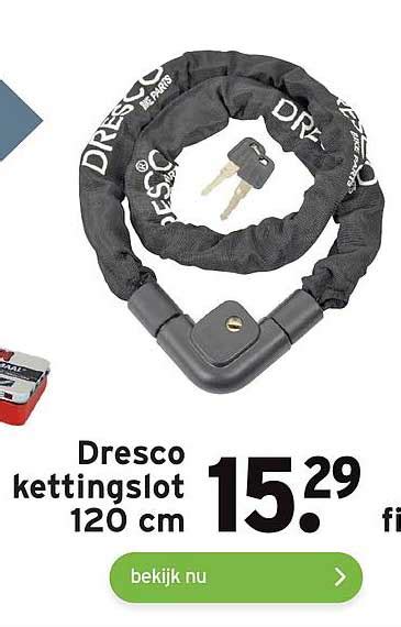 Dresco Kettingslot Cm Aanbieding Bij Gamma Folders Nl