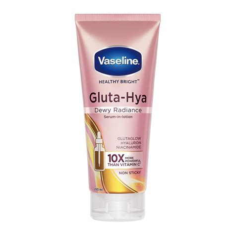 Vaseline Gluta Hya Dewy Radiance Ml Serum In Lotion Boosted With