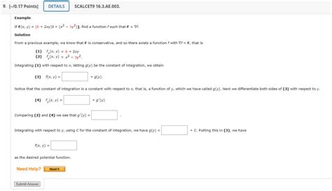 Solved Exampie If F X Y 6 2xy I X2−3y2 J Find A Function