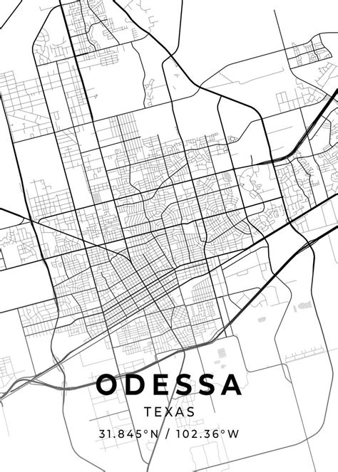 Odessa Texas Poster By Conceptual Photography Displate