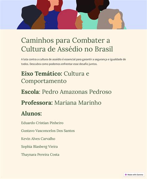 Caminhos Para Combater A Cultura De Assedio No Brasil Caminhos Para