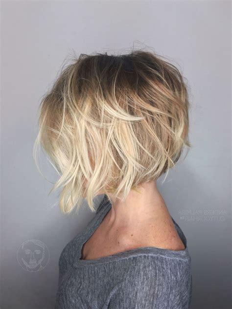 20 Collection Of Blonde Balayage Bob Hairstyles With Angled Layers