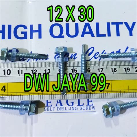 Jual Sds X Mm Self Drilling Screw Baut Roofing Bajaringan Galvalum