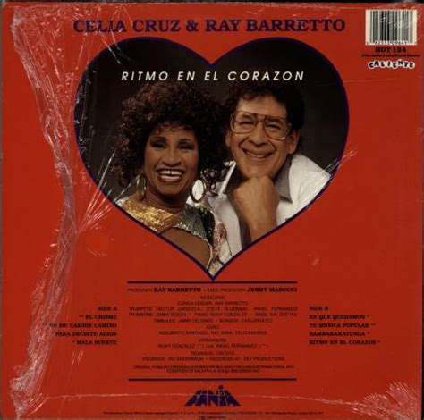 Celia Cruz Ritmo En El Corazon Uk Vinyl Lp Album Lp Record