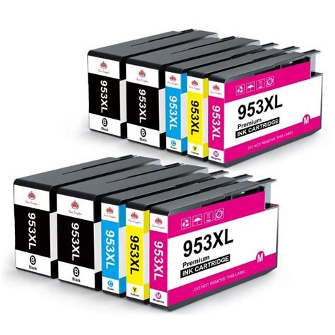 Toner Kingdom 953xl 10 Cartouche Dencre De Compatible Pour Hp 953 Xl Pour Hp Officejet Pro 7720