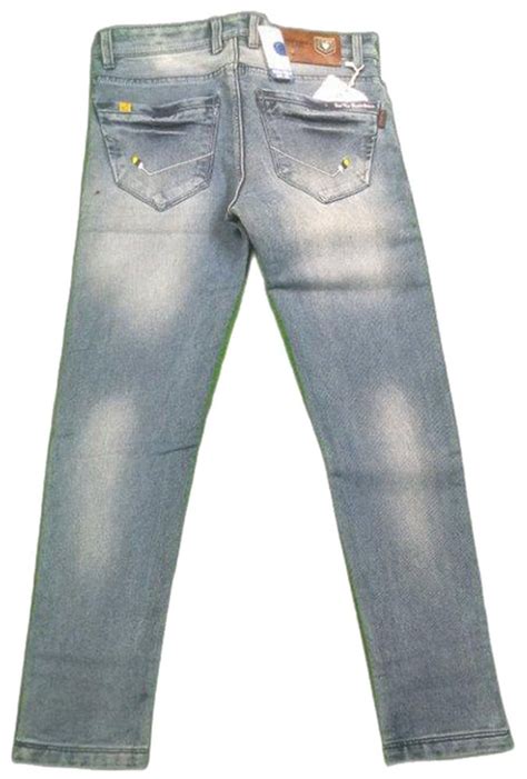 Mens Plain Blue Denim Jeans Slim Fit At Rs Piece In New Delhi Id