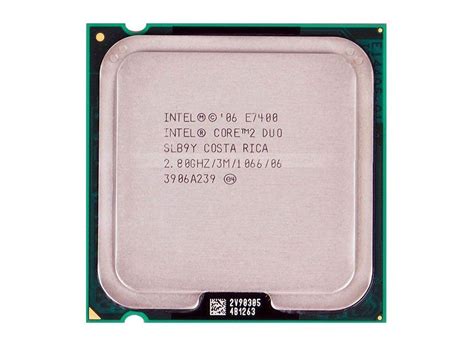 Intel® Core™2 Duo Processor E7400, 3M Cache, 2.80 GHz, 1066 MHz FSB ...
