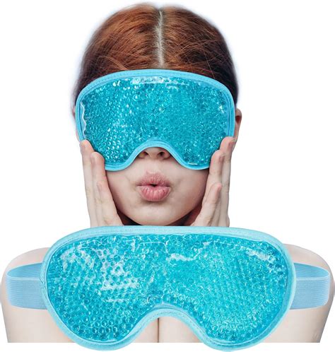 Amazon Cooling Eye Mask With Gel Bead Reusable Cold Compress Ice