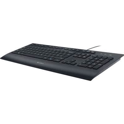 Buy Logitech K280e B2B USB Keyboard German, QWERTZ Black Splashproof ...