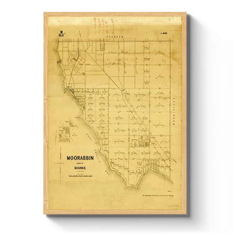 Hampton Victoria Australia Vintage Map 2 1885 Vintage Maps