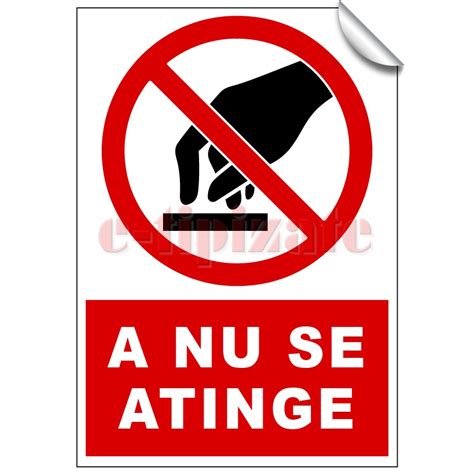 A Nu Se Atinge