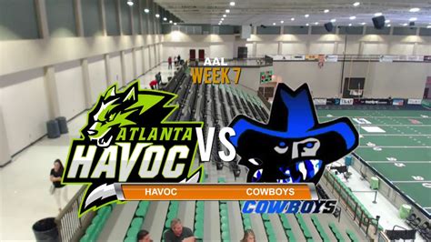 Atlanta Havoc Vs South Carolina Cowboys Aal Football Youtube