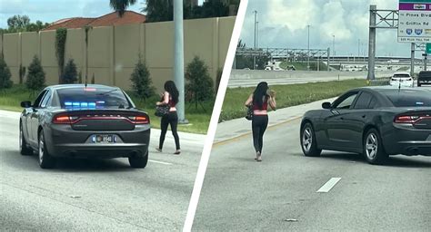 Florida Woman Leads Police In The Slowest And Most Bizarre Highway