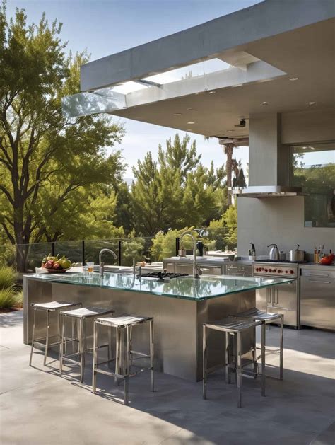 21 Minimalist Outdoor Kitchen & Bar Ideas - Peak Patio Life