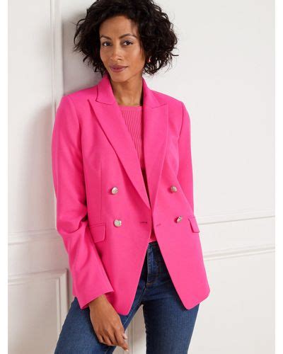 Pink Talbots Jackets For Women Lyst