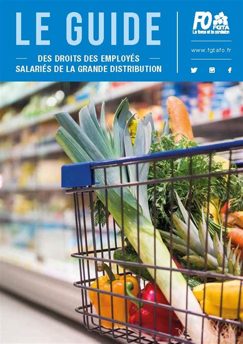 Guide Des Droits Des Employ S Salari S De La Grande Distribution Fgta Fo