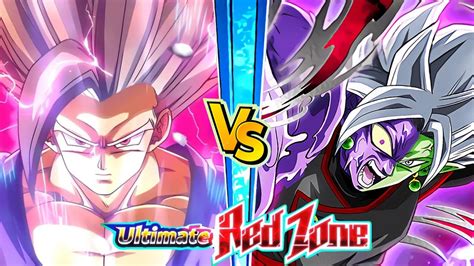 Lr Gohan Beast Vs Fusion Zamasu The Ultimate Red Zone Dbz Dokkan