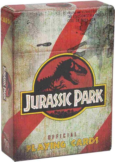 Jurassic Park Playing Cards 7 Magic Inc